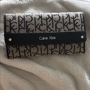 Calvin Klein Monogram Black and Grey Wallet